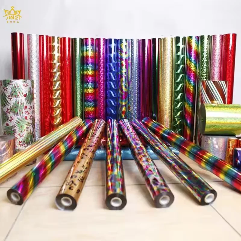 Factory Direct Sale Hot Stamping Foil Rolls Heat Transfer Foil Paper Multi-Color Aluminum Hot Stamping Foil