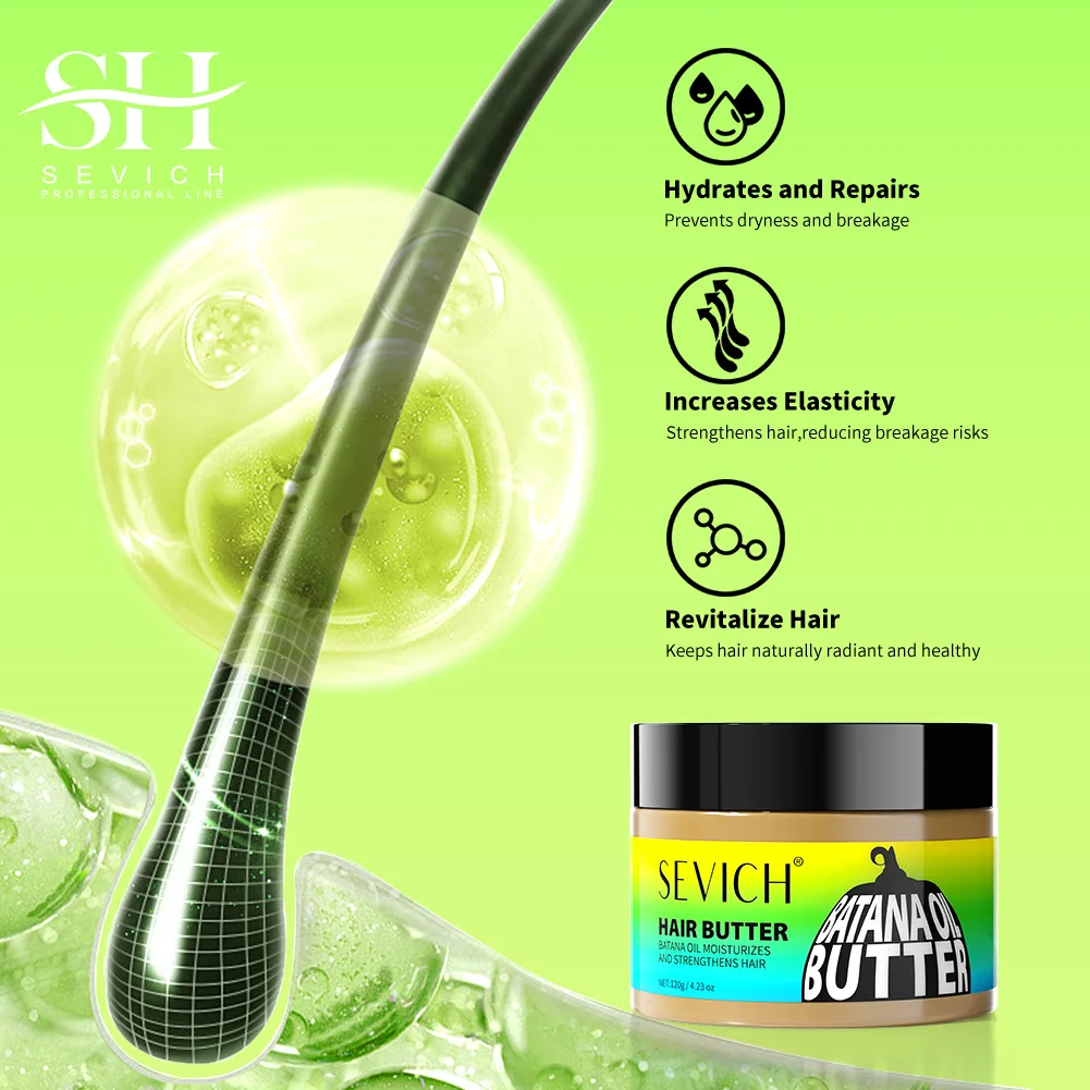 Honduras Batana Oil Wholesale Private Label Organic Hair Repair Mask 120g Batana Oil Butter For Hair Care