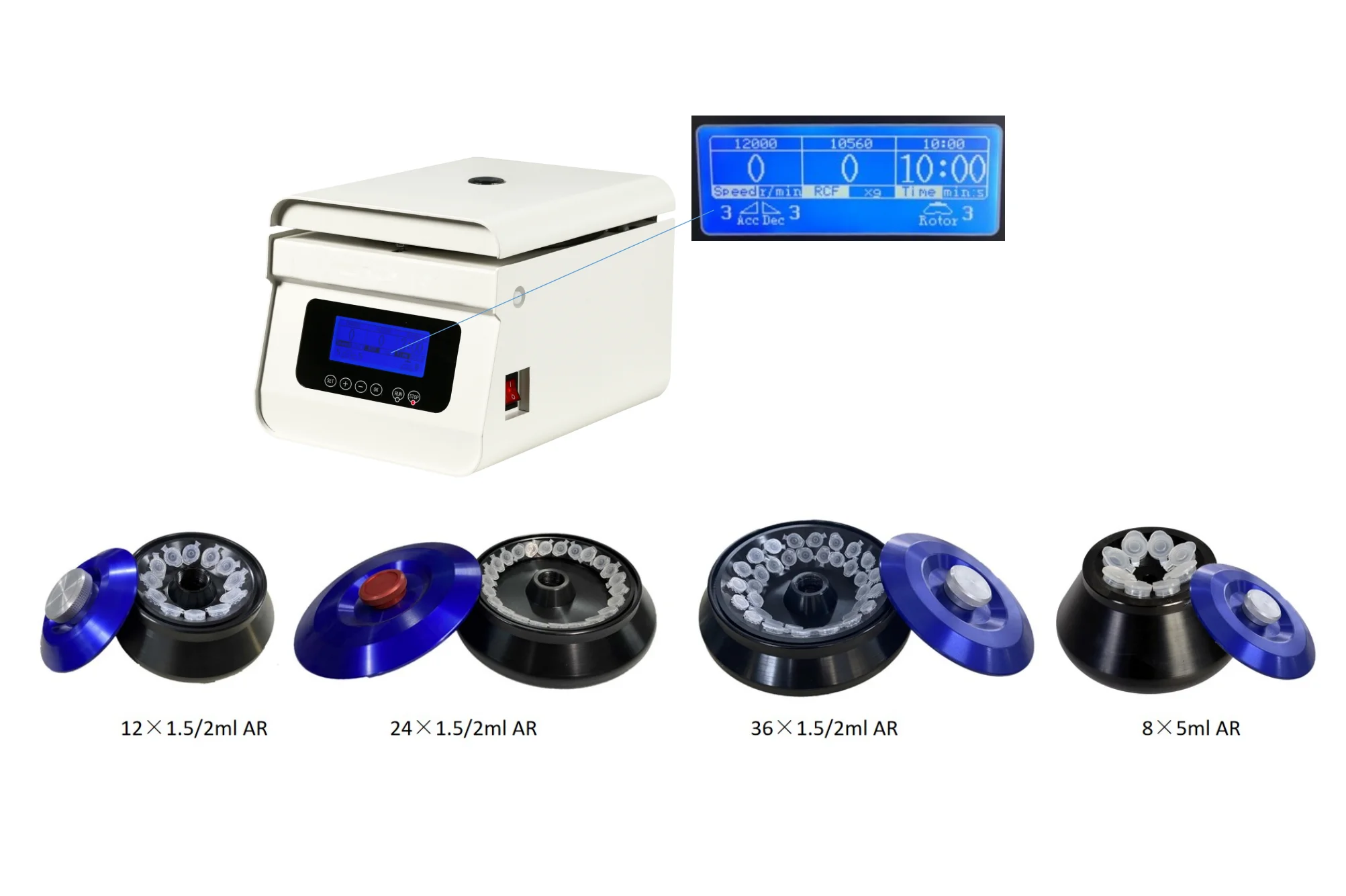Tabletop 18000rpm High Speed Low Noise Clinical and Laboratory Centrifuge  TG18-WS