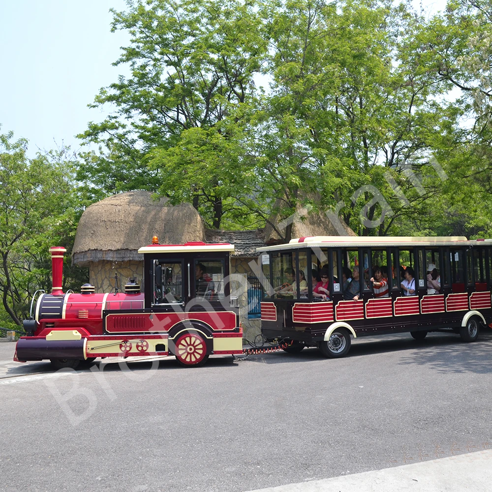 Top sales used antique amusement trackless train without track trackless train for Amusement Park Rides