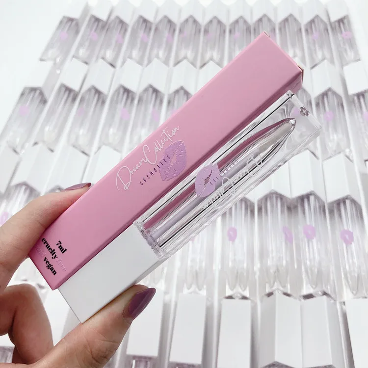 High-grade unique design container tube transparent 7 ml lip