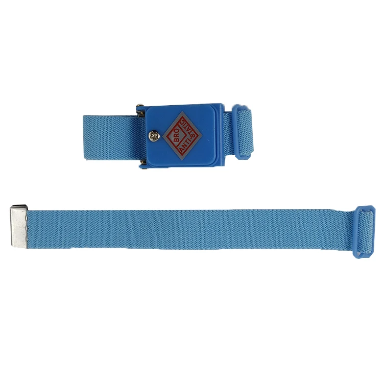 EPA Cleanroom Use Electrostatic Discharge Cordless Anti Static Band Blue Wireless ESD Bracelet Antistatic Wrist Strap