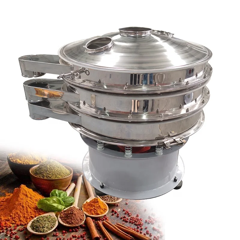 Gold Washing Liquid Corn Nuts Salt Stainless Steel Vibrator Sieve Screen Rotary Vibrating Screen Machine For Plastic Granule