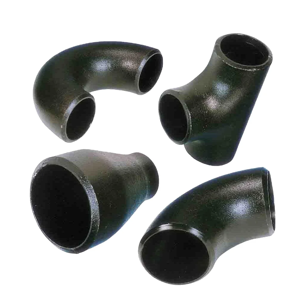 Высокое качество трубы фитинги 45 градусов черный ms углеродистая сталь локоть