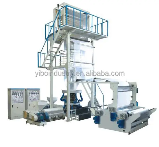 Poly pe garbage bags t-shirt bags film machine  Extruder extrusion  blown film line