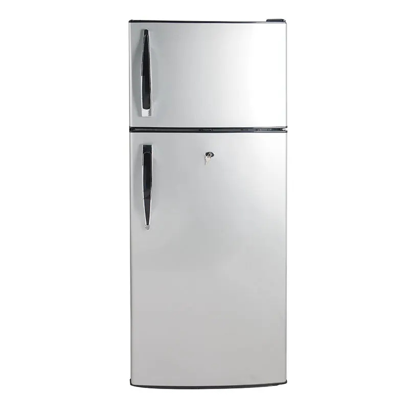 BCD-210 with best service and low price silver refrigerator 24volt fridge