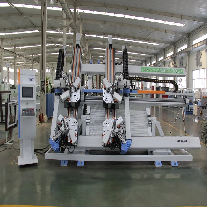 aluminum window door Automatic Four Corner Crimping equipment/alu-alloy super intelligent 4 corner crimping machine