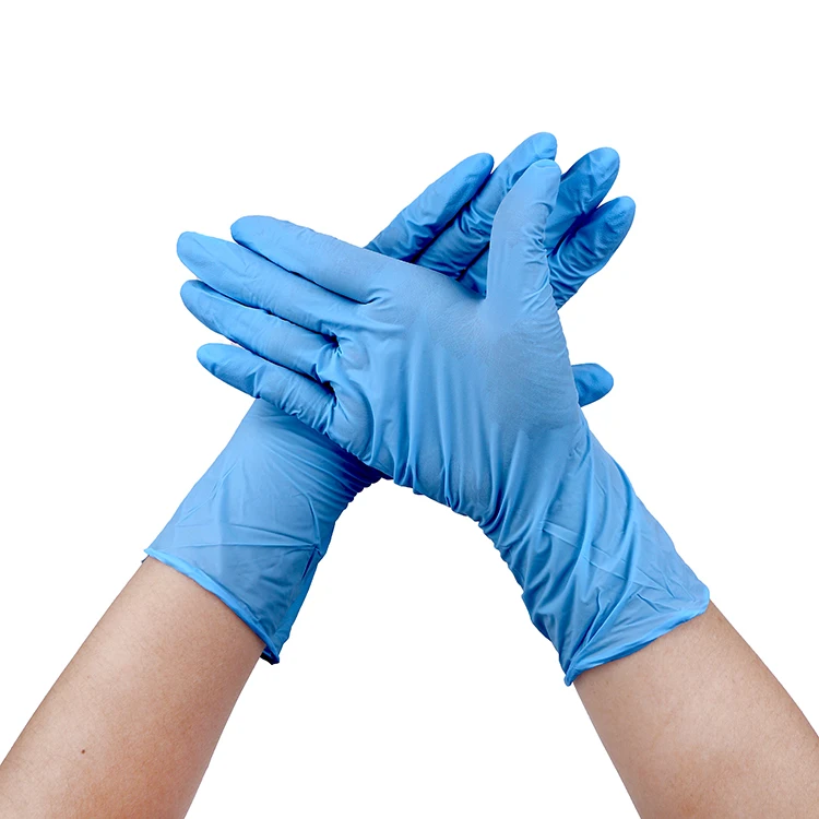 Disposable medical nitrile gloves examination gloves powder free