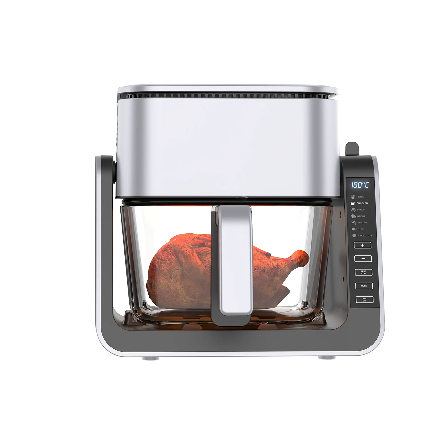 Modern digital air fryer oven desgin german commercial glass electric air fryer