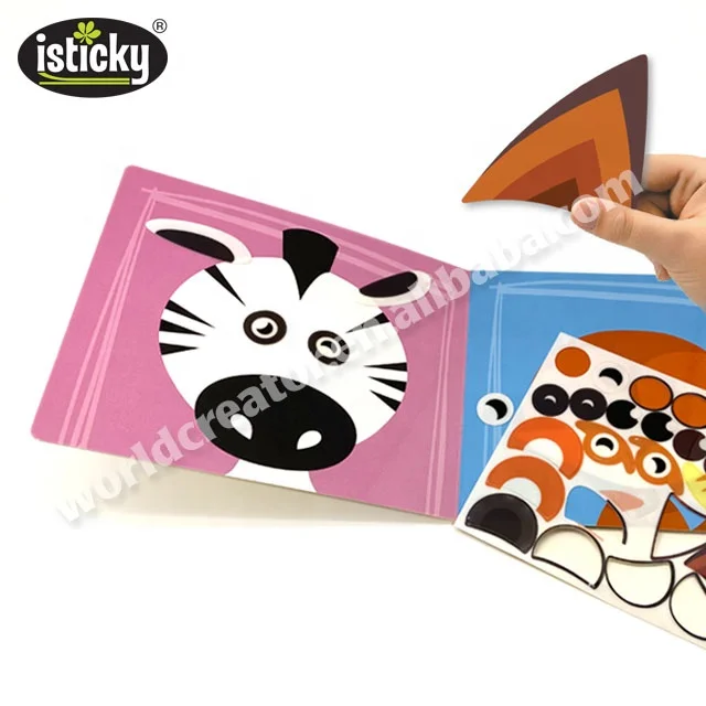 
Animal Face matching Toy Book For kids 