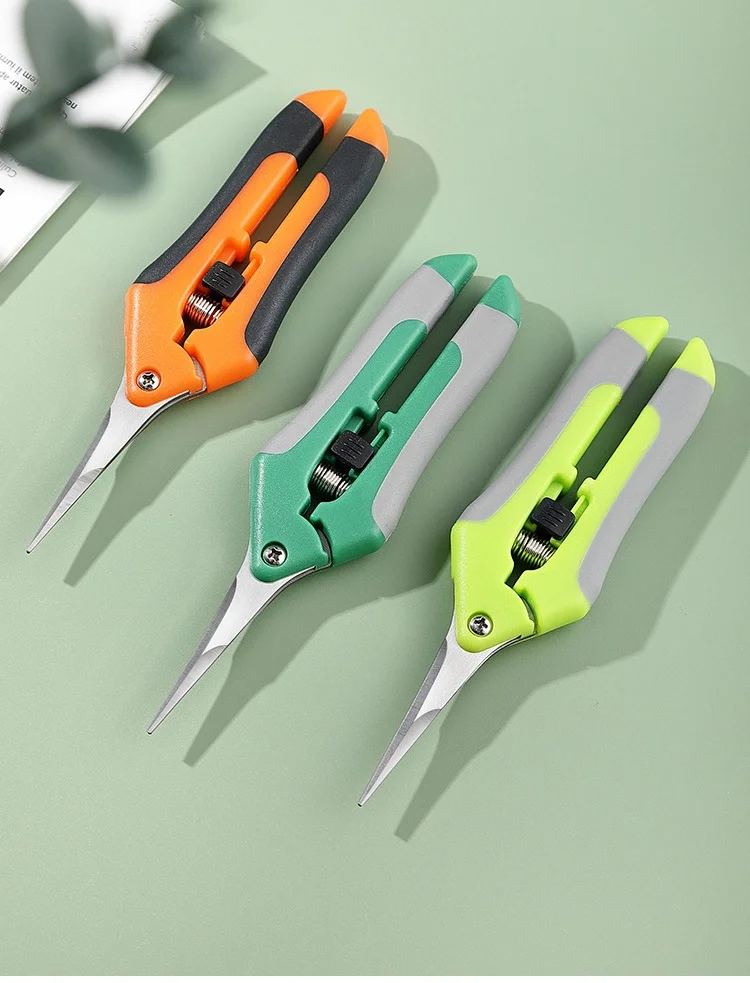 Gardening Pruning &  Fruit Scissors  Grape Picking sharp-tongued Shears Fruit Scissors