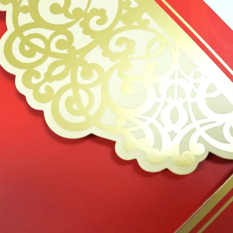 high-class good price business wedding and greeting  card printing wedding invitation card printing