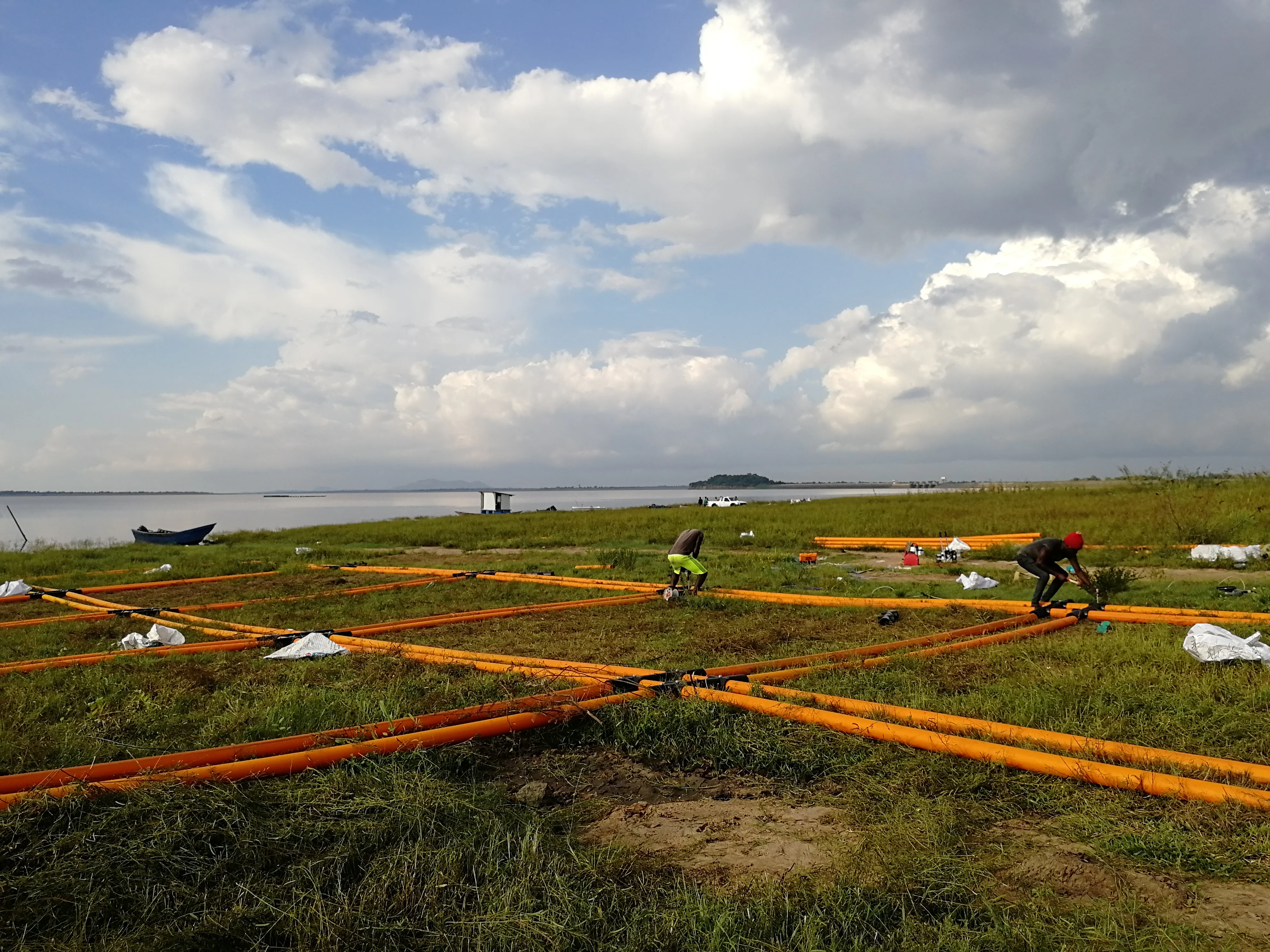 2019 HDPE плавающая клетка для рыбы осёрционной