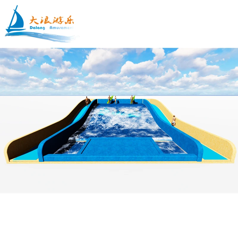 DALANG Factory Top Quality Water Slide Surf Simulator Water Park Games Surf fiberglass flowrider water park equipment