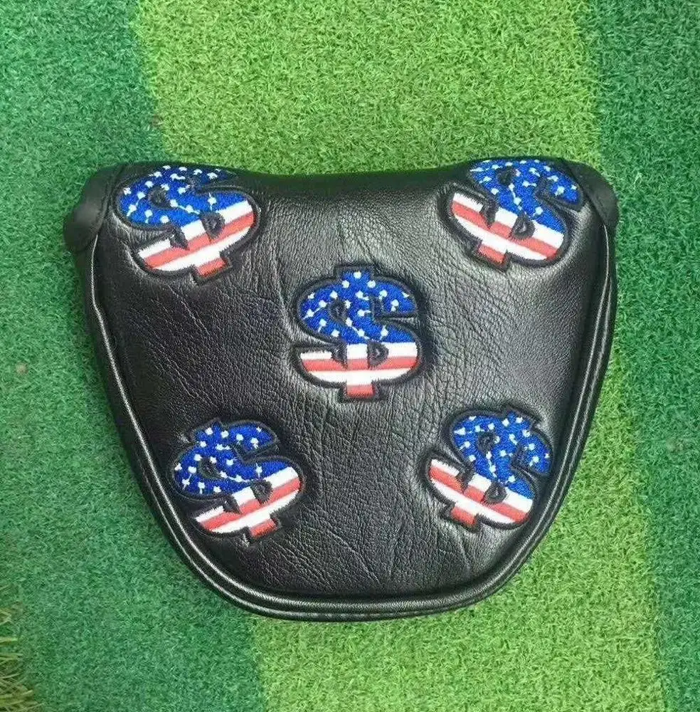 Supplier Custom Logo Golf Putter Headcovers PU Leather Covers
