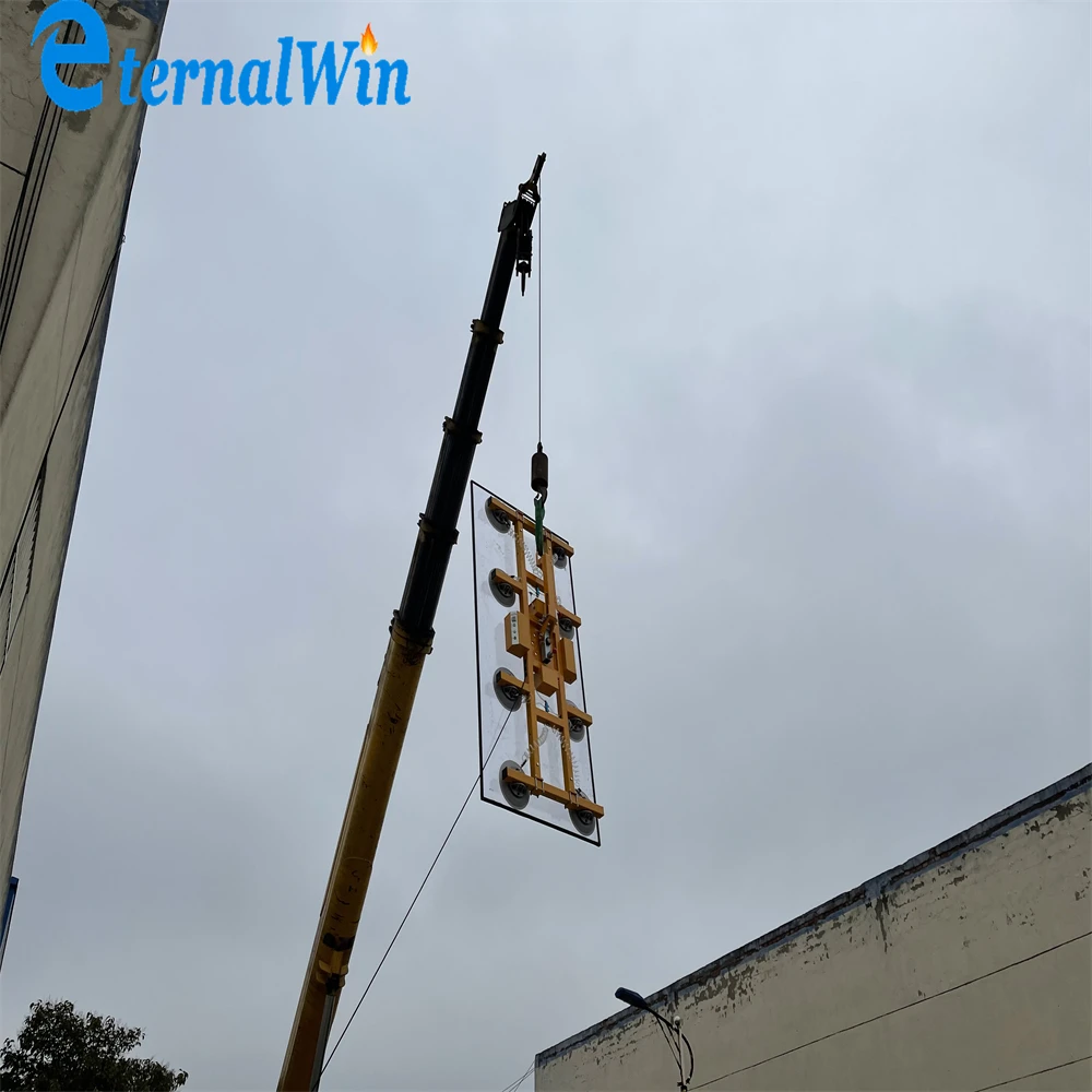 С поворотным механизмом подъема крана сильное всасывание CE сертифицированный Электрический Роботизированный вакуум гранит притягивающий подъемник