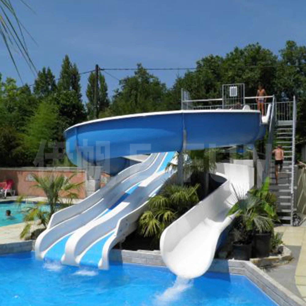Water Park Equipment Fiberglass Water Slide for Children