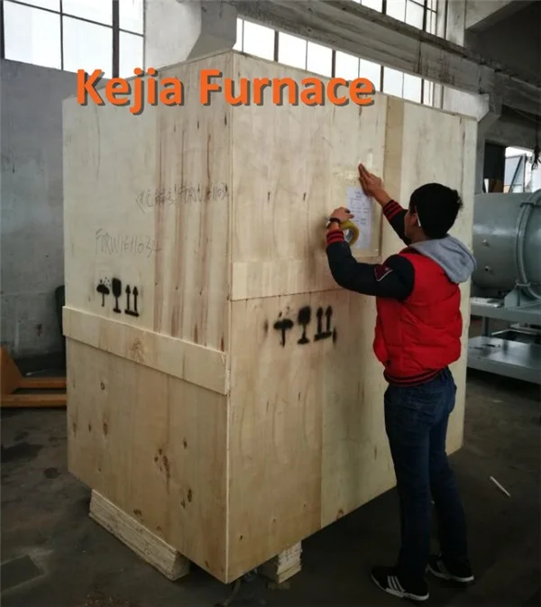 KEJIA 1500C programmable vacuum stainless steel annealing brazing heat treatment furnace machine