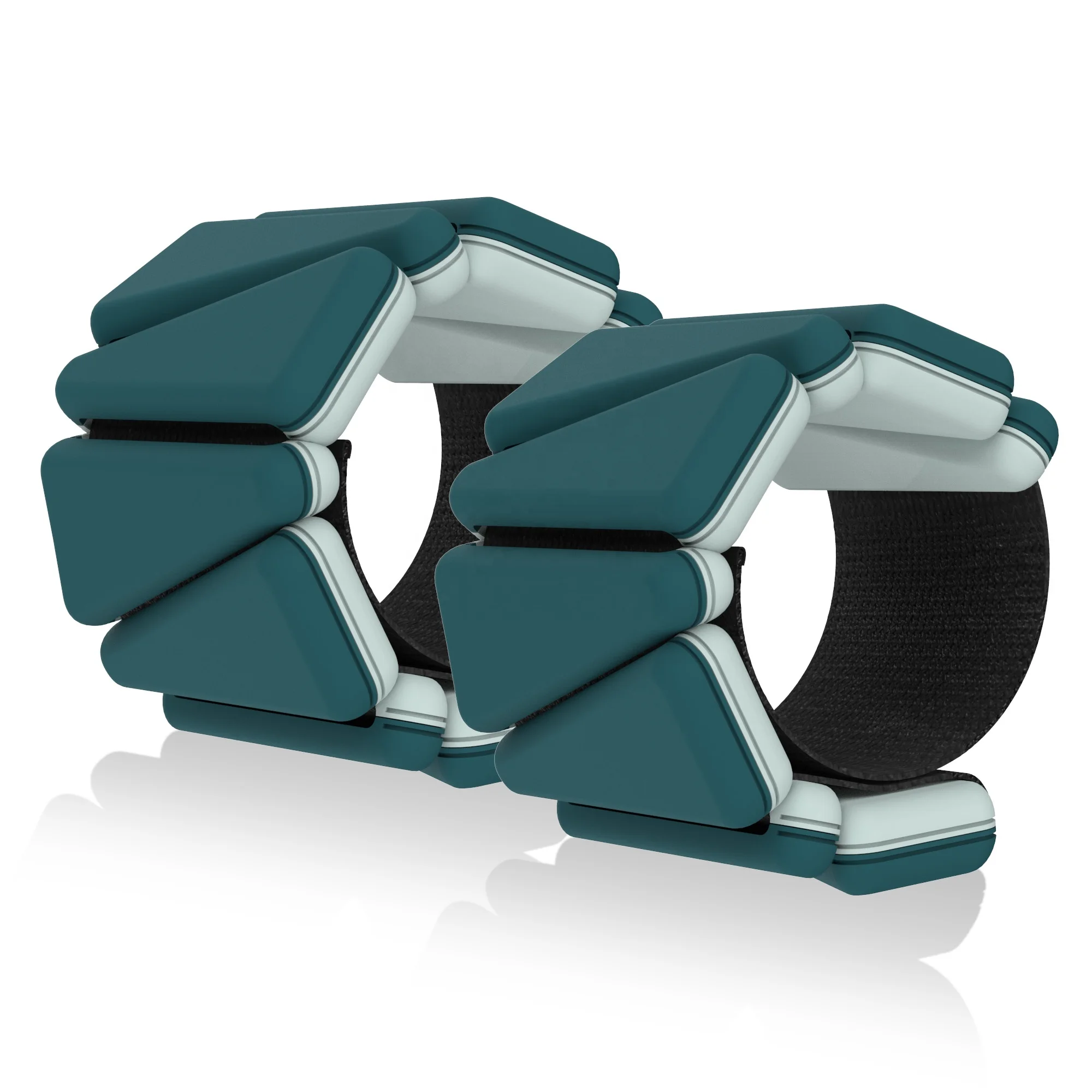 Wholesale 2LB Womens Logo Fitness Adjustable Lifting Gym Band Silicone Wearable Bracelet Weight Lifting Gym Wrist Wraps