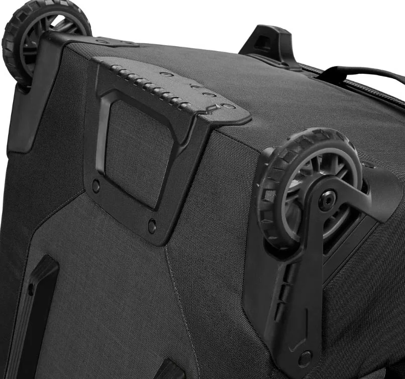 Wheel Trunk Rugged Large Suitcase with Wheels and Handle Multi-Point Grab Handles Internal Organization Wet Dry Compartment