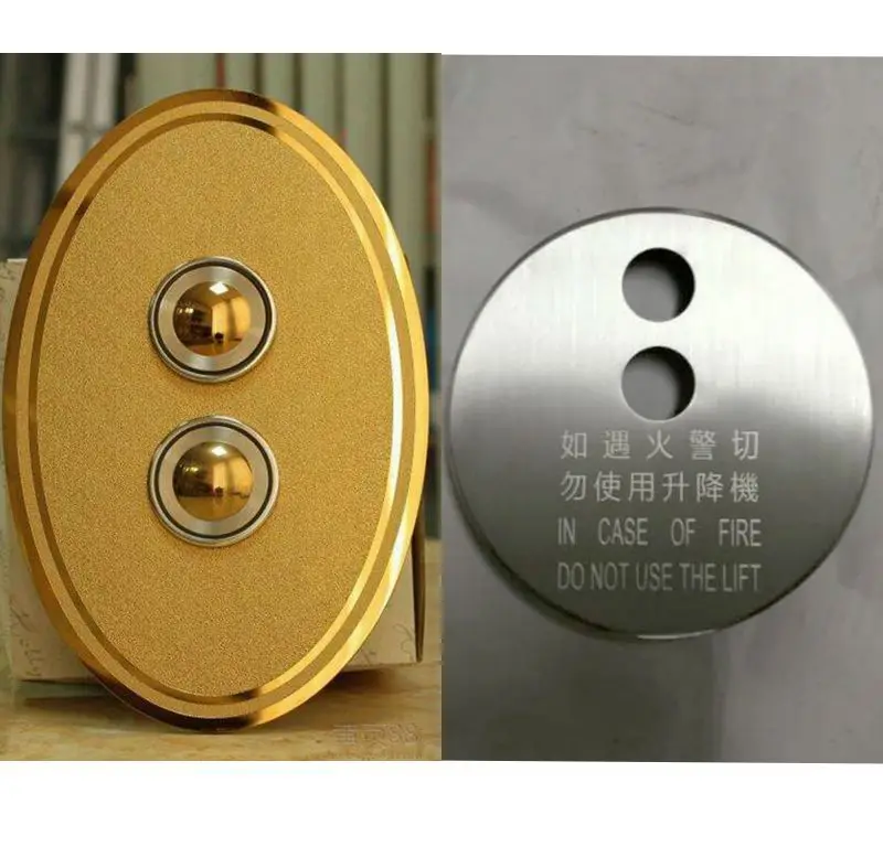 round box elevator lift hall call panel for parts stainless steel