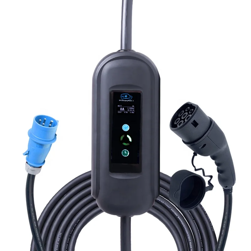 Electric Vehicle Home Car Charger 250 Volt 3.6kw 16 Amp  EV With Type 2 Type 1 Plug