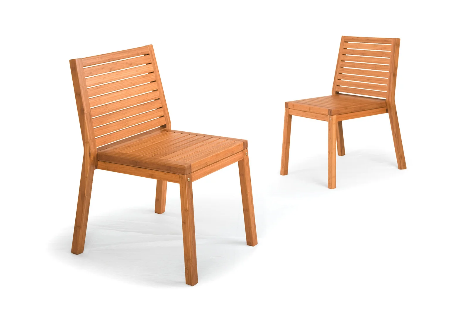 Colma стул в современном дизайне наружная садовая мебель Наборы бамбуковые обеденные стулья