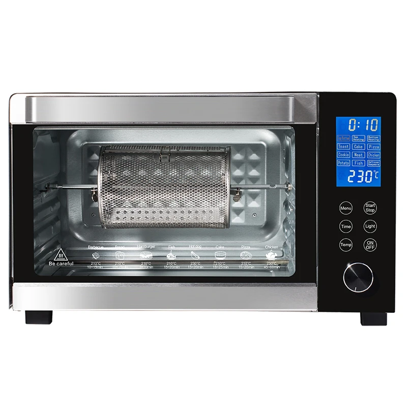 Hot Sale 30L Large Capacity Household Kitchen Smart Multi-Function Knob Oven For Sale Baking Toaster Oven
