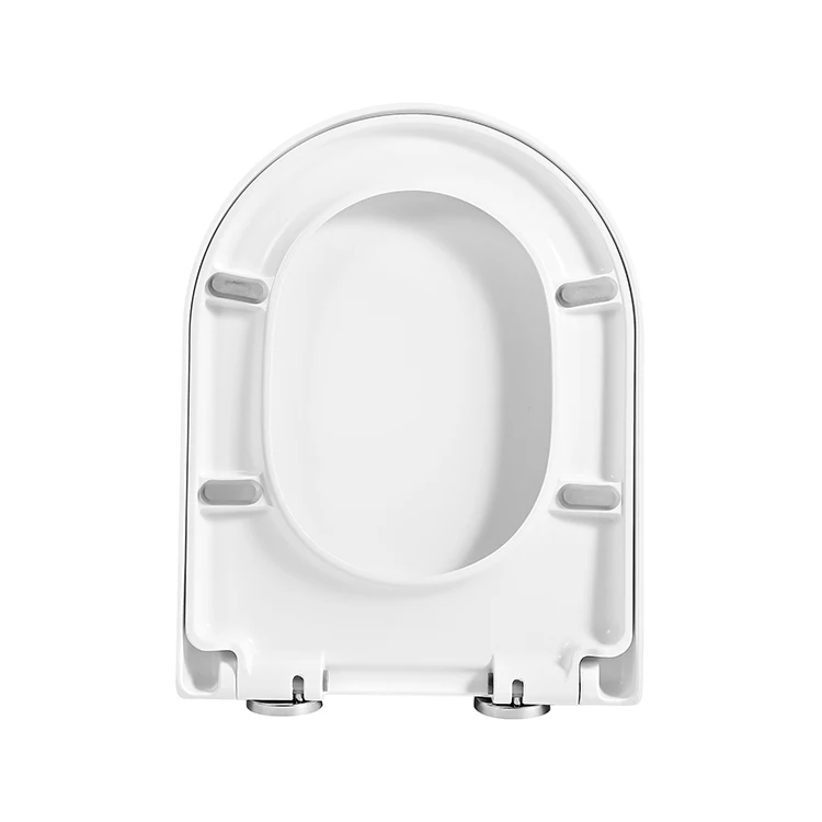 Duroplast slim sanitary ware u shape urea material home lavatory seats wc toilet lid hotel toilet seat