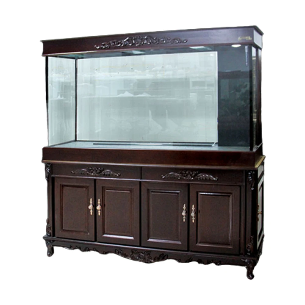 Aquariums Tanks Bar Counter Table Wall Gold Mini Farming Plastic with Sump Glass Fish Tank Home Decoration Square Sustainable