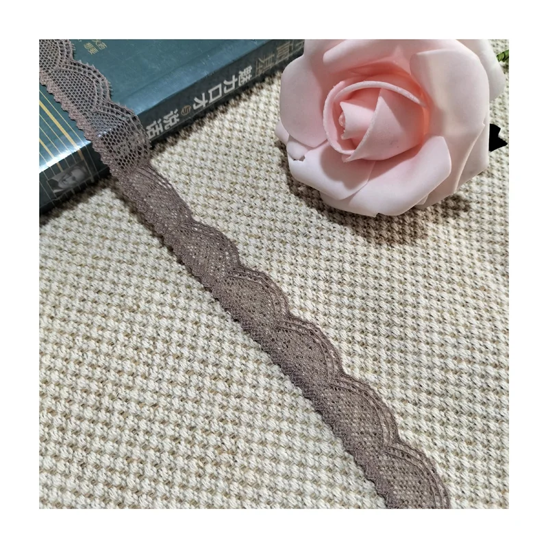 S1816 Lace Trim Ribbon, Delicate Crown Ribbon for Crafts Sewing and Bridal Wedding Dress Applique Decorations