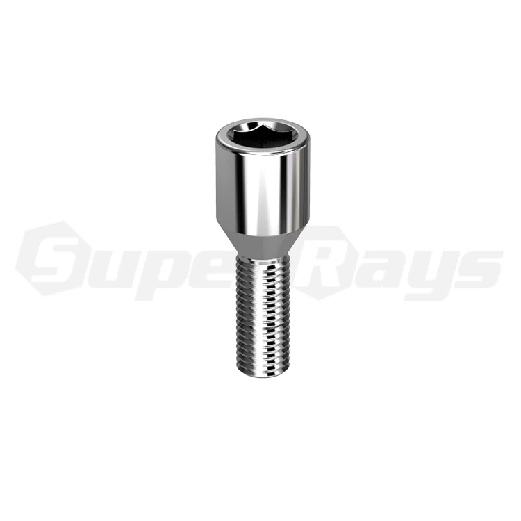 B005-CHROME,INNER HEX CONE BOLT,M/H/L can be customized,M14X1.5,Class10.9,Box Packing