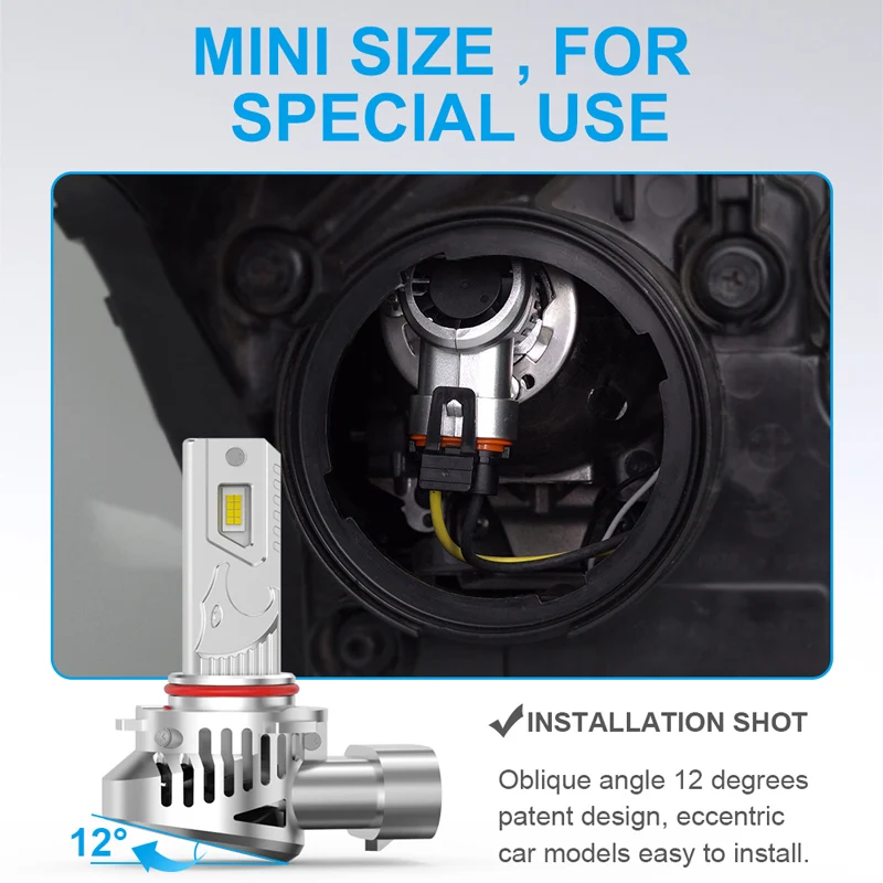 Wholesale factory price car LED Headlight 70W 10000LM 6500k Error Free Car Headlight Bulb For Benz BMW Hyundai Honda Nissan