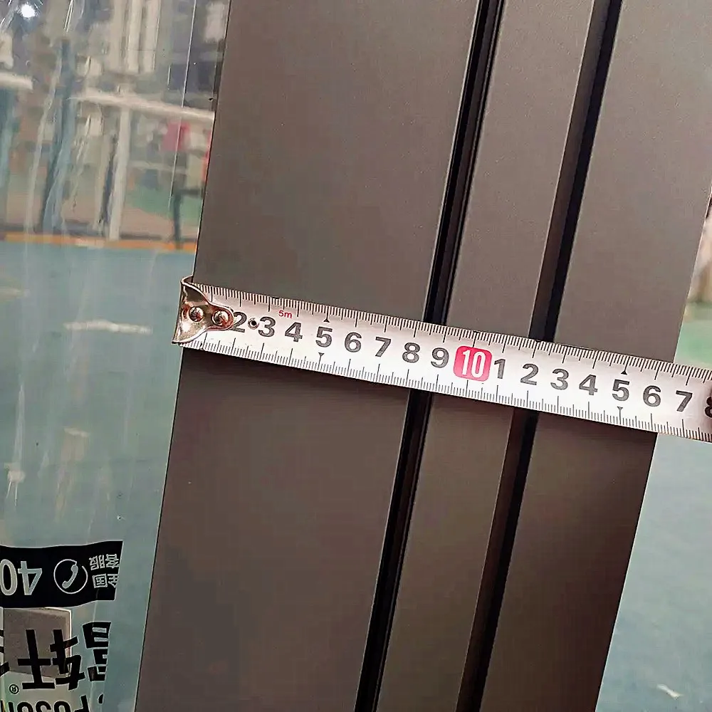 Aluminum alloy sealed flat windows impact toughened glass hotel windows american energy efficient windows