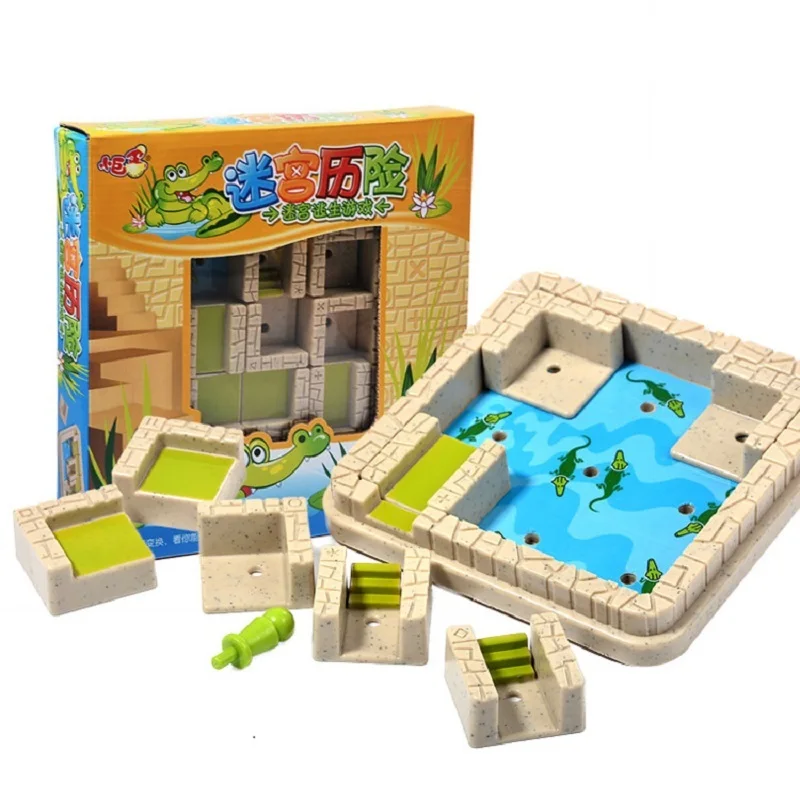 Path-Building Logical Thinking Game Cognitive Skill-Building Travel Maze Game Featuring 48 Challenges for Ages 4- Adult