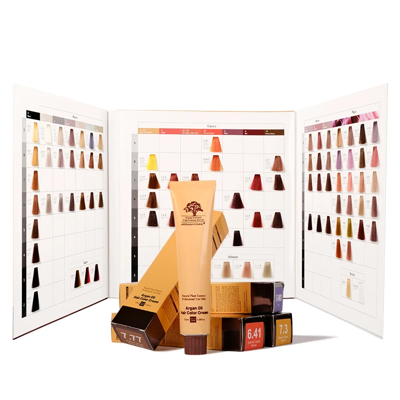 Оптовая продажа органический цвет волос 100 мл Профессиональный окрашивающий краска для волос без аллергического аммиака краска для волос