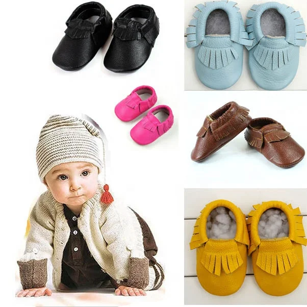 
Girls shoes newborn baby soft sole leather shoes Newborn baby slippers 