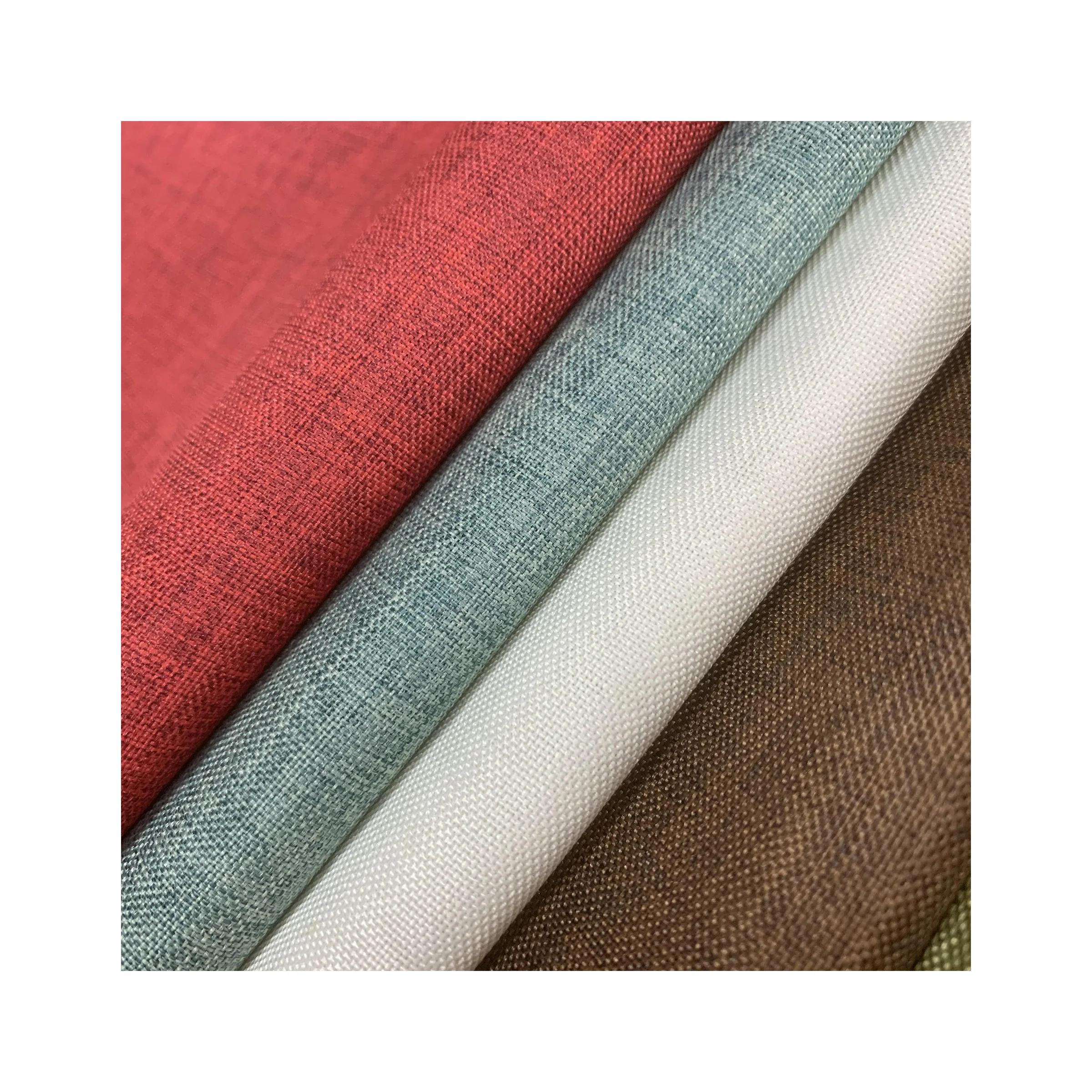 soft Enzyme wash plain dyed stone washed suit 100% linen fabric for garment