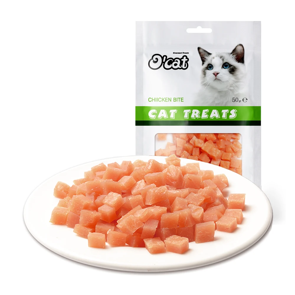 Professional Cat Treats Factory Chicken Granule Cat Snack Dry Food Snack Cat