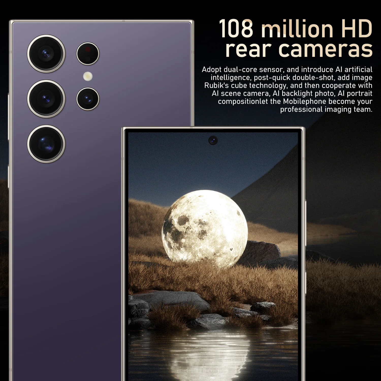 2024 New Arrival sumsung S24 Ultra Phone Version Mobile Phone 16GB+1TB Android 12 Cellphones Unlocked Smartphone