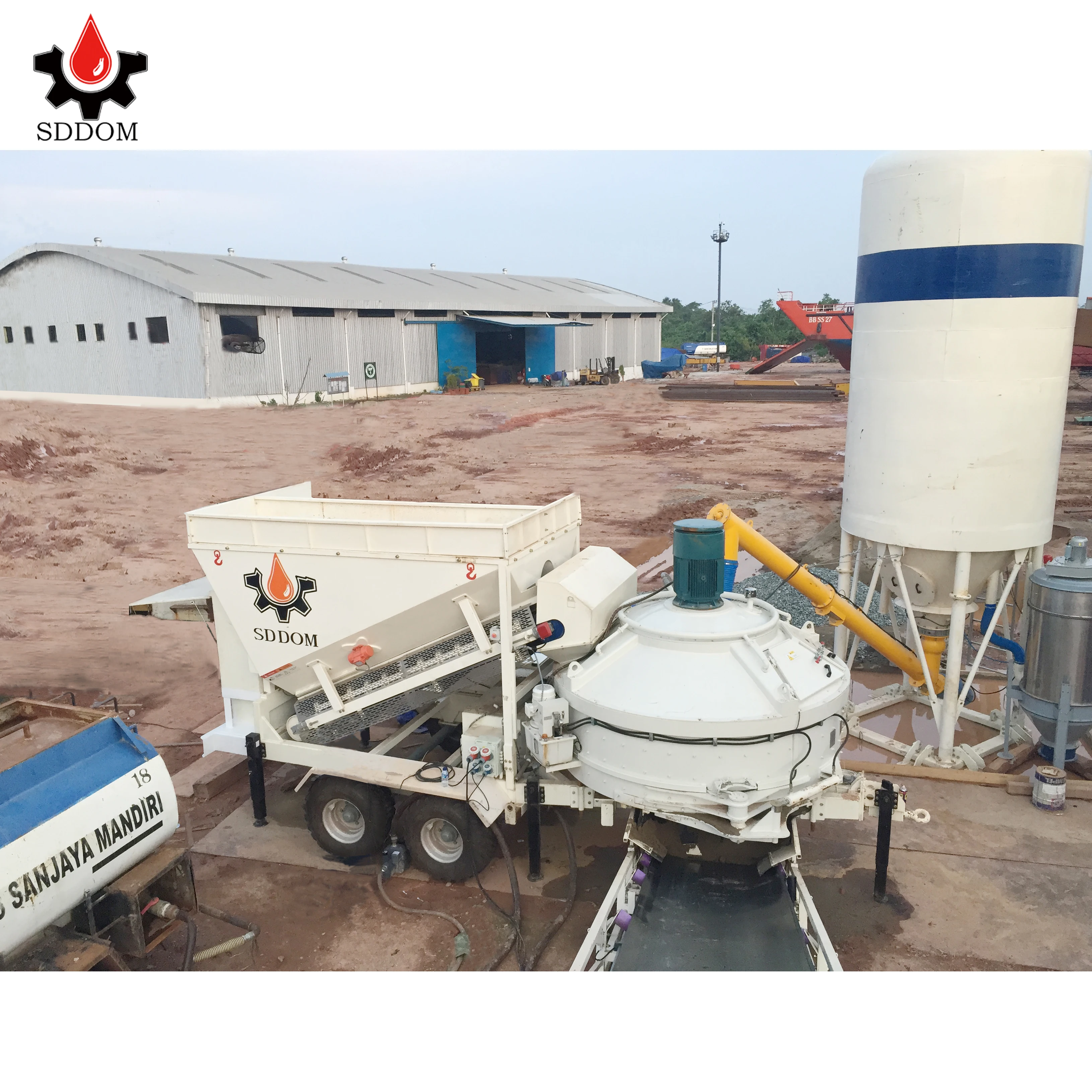 concrete plant Malaysia Mobile portable MC1500 series concrete mixing plant concrete batch plant Germany for sale
