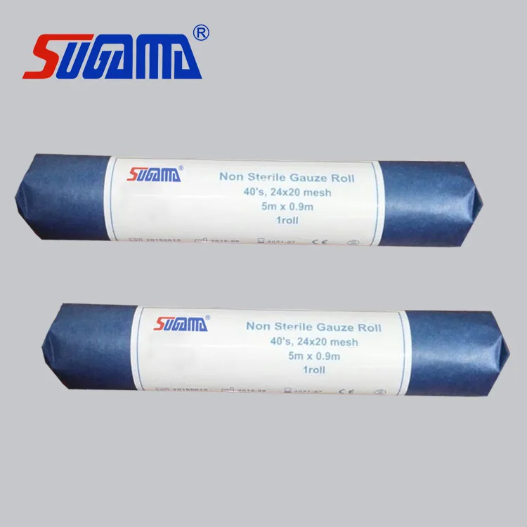 Different specifications jumbo medical surgical absorbent cotton gauze roll