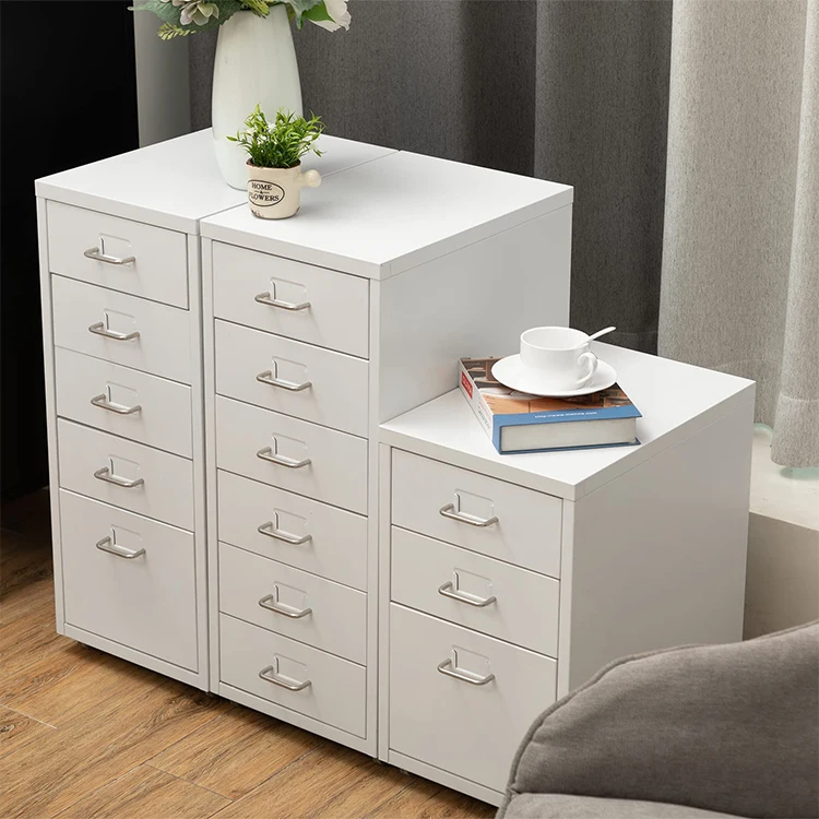 3 5 6 8 10 Drawers Home Furniture Modern Bedside Nightstand Cabinet Metal Tallboy Chest Drawers For Sales