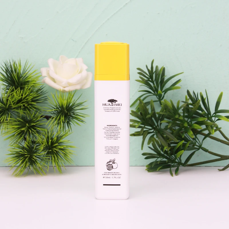 Cosmetic Airless Plastic Jar with 50ml and Plastic Set With Customer Design for Plastic Airless Lotion Bottle Double-wall