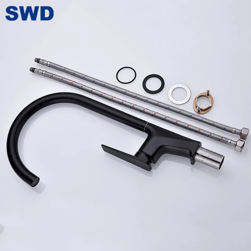 Brass Black Basin Faucets Basin Modern Bathroom Mixer