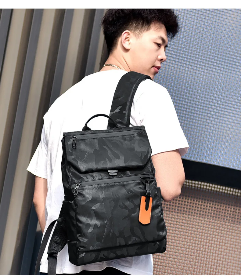Casual 15 Inch Wholesale Custom School Office Work Backpack Multifunctional Waterproof Business Laptop camouflage Backpack