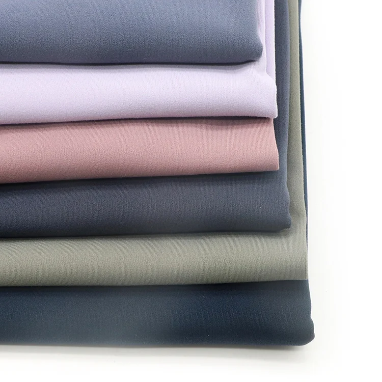 Custom eco-friendly 4 Way stretch 210gsm swimwear nylon spandex fabric for clothes yoga leggings