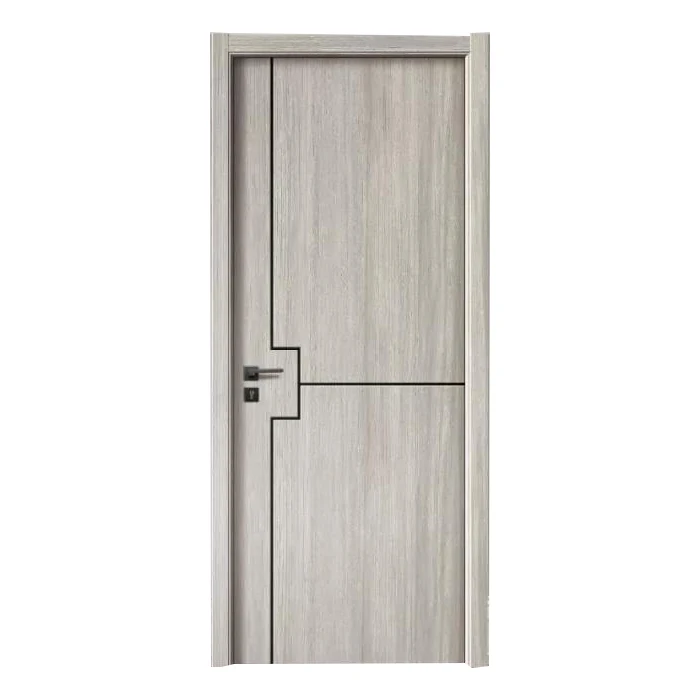 High quality solid core door mdf melamine finish interior door cheap wood door