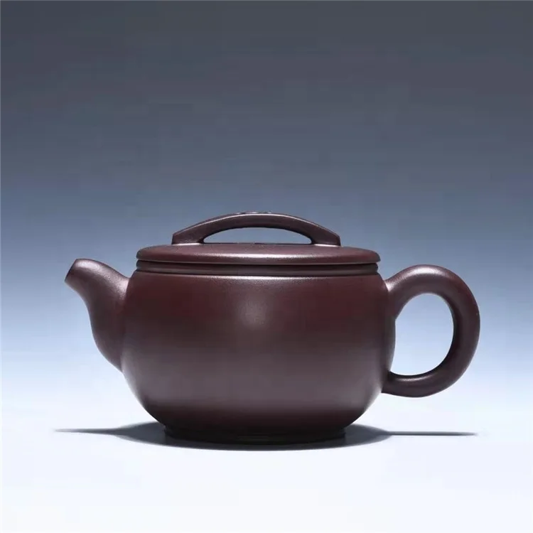 Yixing handmade purple clay teapot purple clay clay teapot 180cc gift tea set