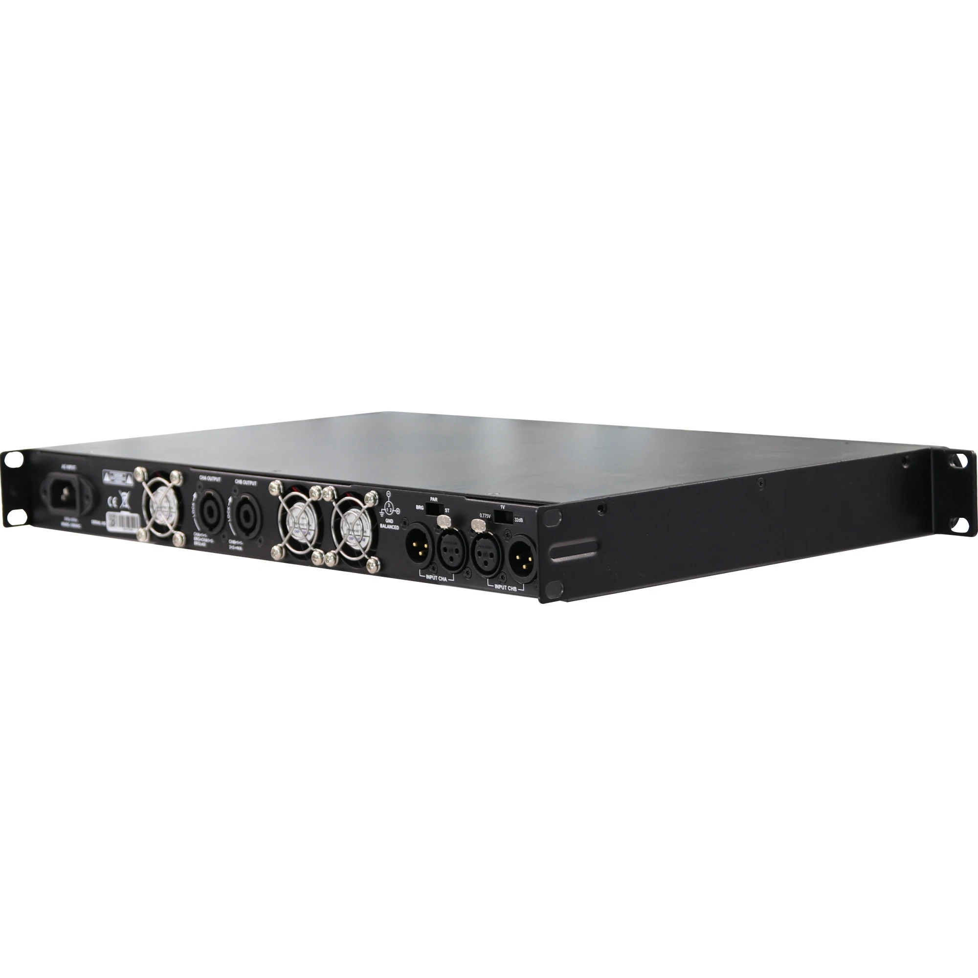 Lihui Hot Sale Professional 800W Power Amplifier Compact Design 1U Height Digital Type for Speakers and Sub-Woofers